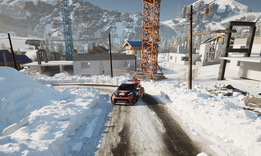 ArtStation - SNOW ODYSSEY - a map for the game TRYP FPV : The Drone Racer  Simulator